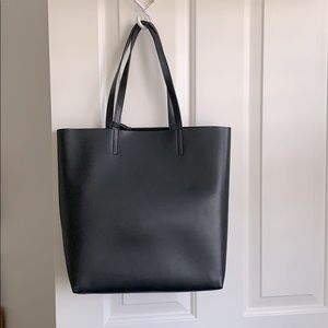 AZURINA Black Vegan Tote Bag